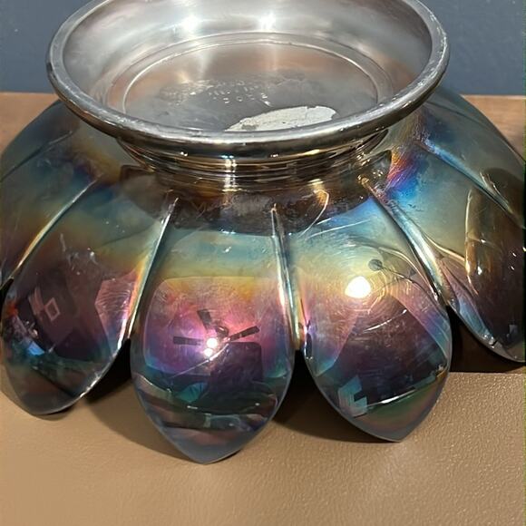 Vintage Reed & Barton 3002 silver plated lotus dish antique needs polishing 2 - Picture 4 of 9